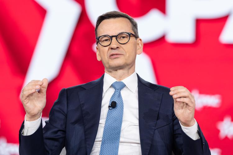 L'ex primo ministro polacco Mateusz Morawiecki
 - Fotogramma/Ipa