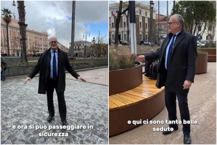 Gualtieri presenta la nuova piazza Risorgimento - TikTok