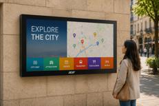 Overtourism e digital signage, la tecnologia ACER per la gestione dei flussi turistici
