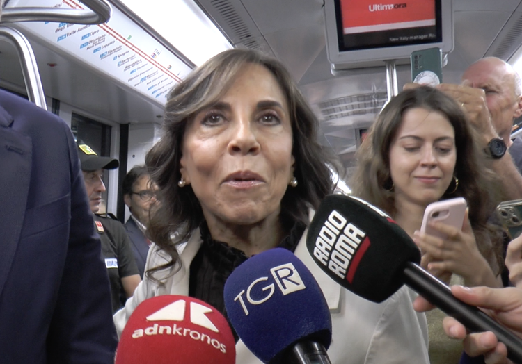 La  presidente dell'Atac Barbara Marinali - (Foto Adnkronos)