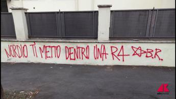 Scritta BR contro Nordio: 
