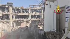 A Messina esplode bombola di gas, il video dell'edificio crollato