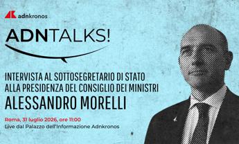 Alessandro Morelli oggi all'Adnkronos per AdnTalks, diretta dalle 11
