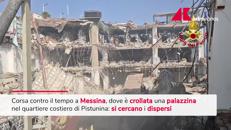 Messina, si cercano dispersi dopo crollo palazzina - Video