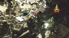 Vigili del fuoco sul luogo del crollo - (Fonte Vigili del fuoco)