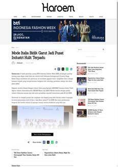 Indonesia: Collaborazione Italia-Indonesia per trasformare Garut in polo moda e pelle