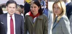 Giuseppe Conte, Elly Schlein e Giorgia Meloni  - (Fotogramma/Ipa