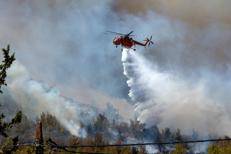 Un elicottero antincendio in Grecia, repertorio - (Fotogramma/Ipa)