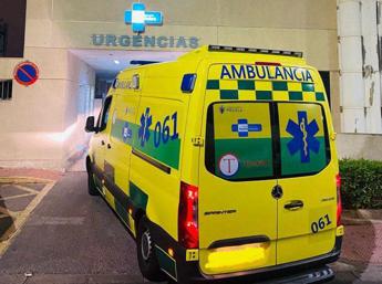 Un'ambulanza in Spagna