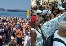 Protesta a Pozzuoli