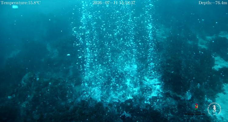 Scoperti un cratere di 100 metri e nuovi camini idrotermali a Panarea