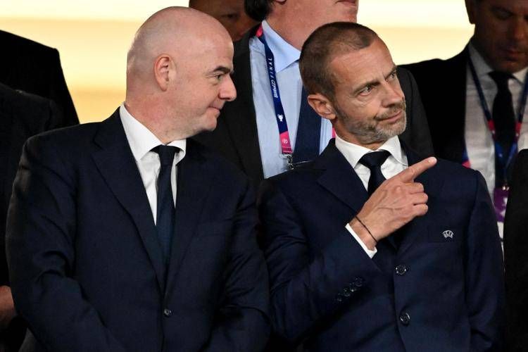 Gianni Infantino e Aleksander Čeferin  - Ipa