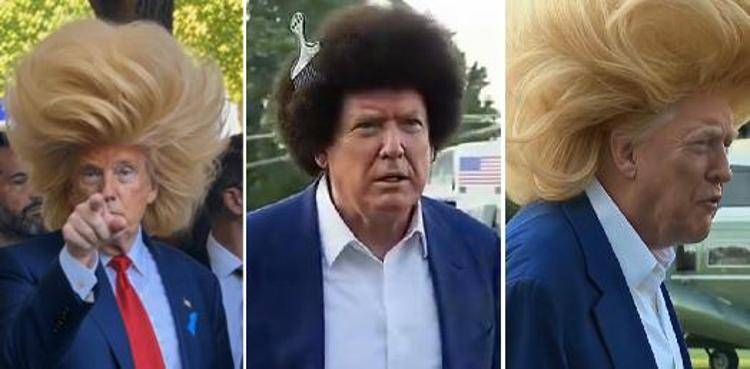 Le acconciature Ai di Trump