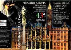 Roma, rievocato il Miracolo della Neve a Santa Maria Maggiore