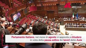Chiusura estiva del Parlamento, le date