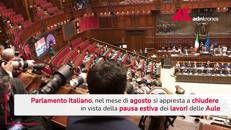 Chiusura estiva del Parlamento, le date