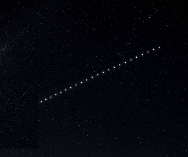 Il treno di satelliti (forse)