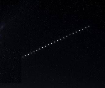 Il treno di satelliti (forse)