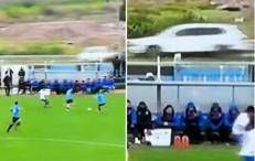 La partita e l'incidente... - (Fermo immagine)