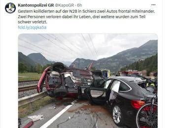 L'incidente - (Dal profilo X della Polizia cantonale)