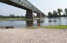 Il Po in secca al Ponte della Becca, nel Pavese
 - Fotogramma/Ipa