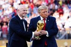 Gianni Infantino e Donald Trump - Ipa/Fotogramma 