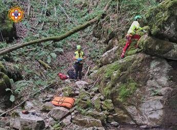 L'intervento del Soccorso Alpino - Cnsas
