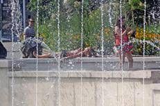 Caldo record in città - (Afp)