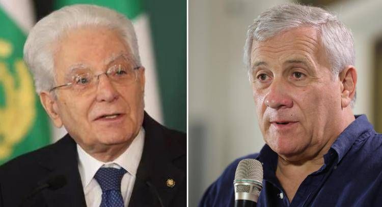 Sergio Mattarella e Antonio Tajani - (Fotogramma/Ipa)