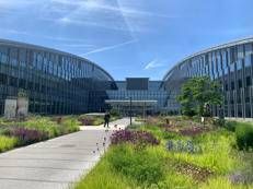 Il quartier generale della Nato a Evere, nella periferia nordest di Bruxelles - Foto Adnkronos