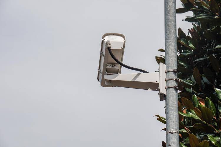 Un autovelox: in Slovacchia è scoppiato uno scandalo per la presenza di componenti russi nelle telecamere - Fotogramma/Ipa