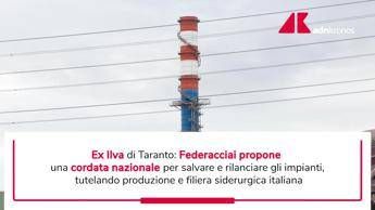 Ex Ilva, Federacciai lavora a cordata italiana