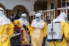 Controlli sanitari per l'Ebola - (Afp)