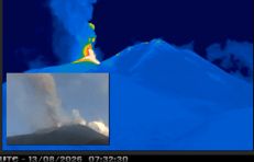 Monitoraggio Etna 13 agosto - (Ingv Catania)