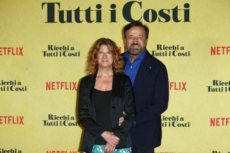 Christian De Sica e Angela Finocchiaro  - (Ipa)
