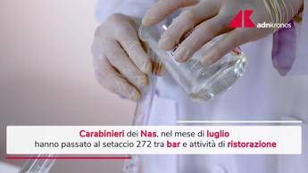Controlli Nas sull'acqua in bar e ristoranti, irregolare più di un locale su due