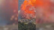 Roma, esplode stabilimento di munizioni a Colleferro - Video