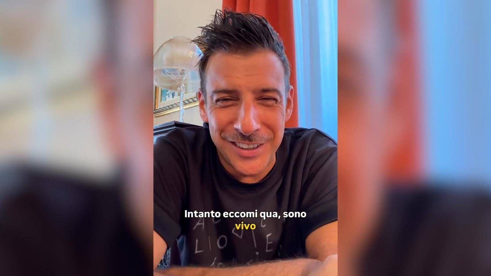 Dopo il malore Gabbani rassicura i fan: "Stasera torno sul palco"