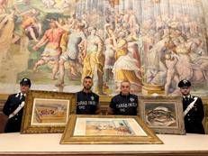 I dipinti recuperati