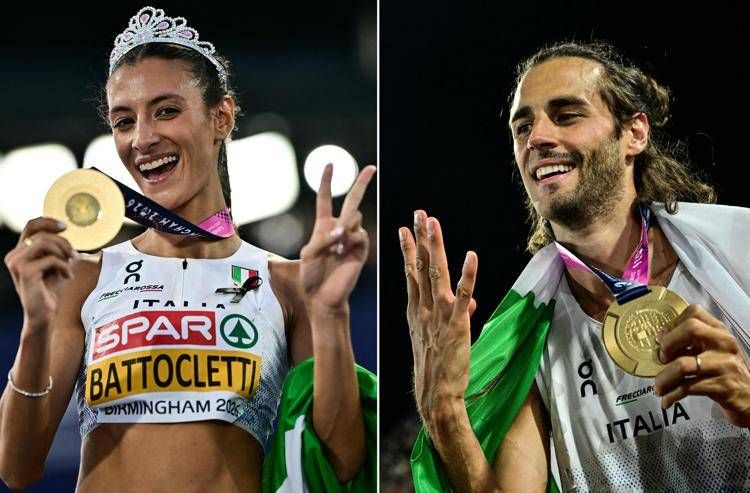 Battocletti e Tamberi - (Afp)