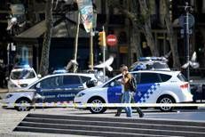 Polizia a Barcellona - AFP