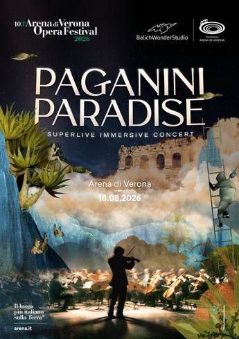 Grande musica ed effetti speciali in Arena, Paganini Paradise e Viva Vivaldi il 18 e 19 agosto