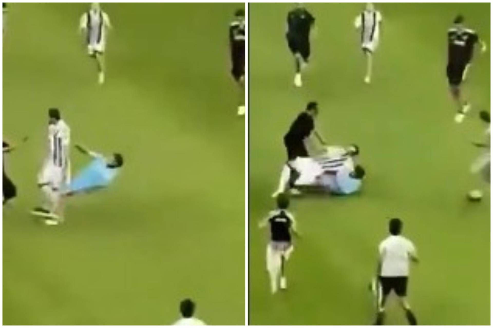 Juventus, invasione di campo e intervento killer di un tifoso su Gatti