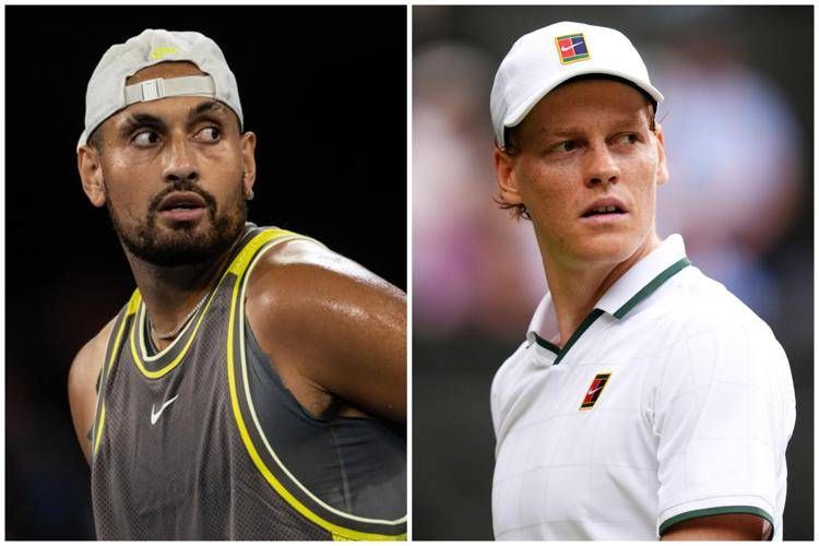 Nick Kyrgios e Jannik Sinner - Ipa/Fotogramma
