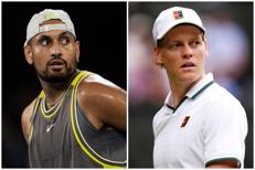 Nick Kyrgios e Jannik Sinner - Ipa/Fotogramma