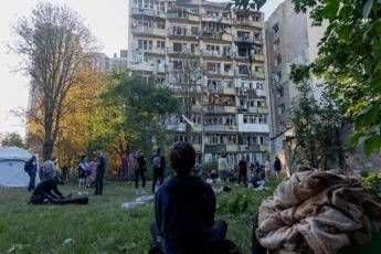 L'attacco a Kiev - (Afp)