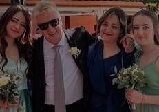 Alice Di Vita, il padre Gianni, l'altra figlia Sara e la moglie Antonella Di Ielsi - Fermo 'Chi l'ha visto?'
