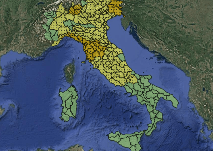 Allerte meteo 21 agosto 2026 - (Protezione civile)