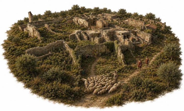 (L'area indagata dagli scavi - ufficio stampa Parco archeologico di Pompei)