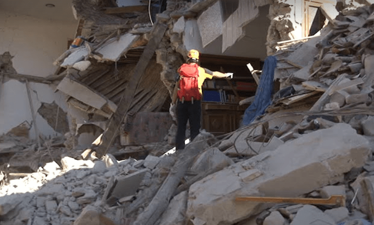 Terremoto ad Amatrice - (Soccorso Alpino)
